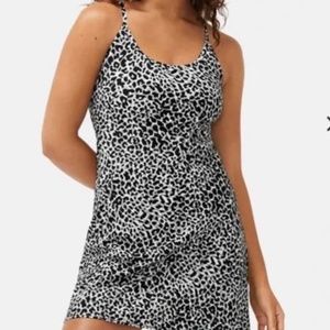 Outdoor Voices Exercise Dress Snow Leopard